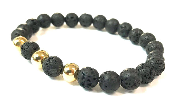 Lava Rock Bracelet